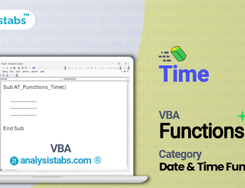 VBA Time Function